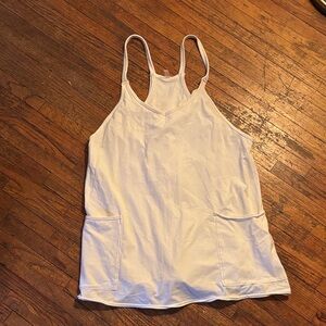 Free people movement tennis dress with built in shorts and bra and pockets small